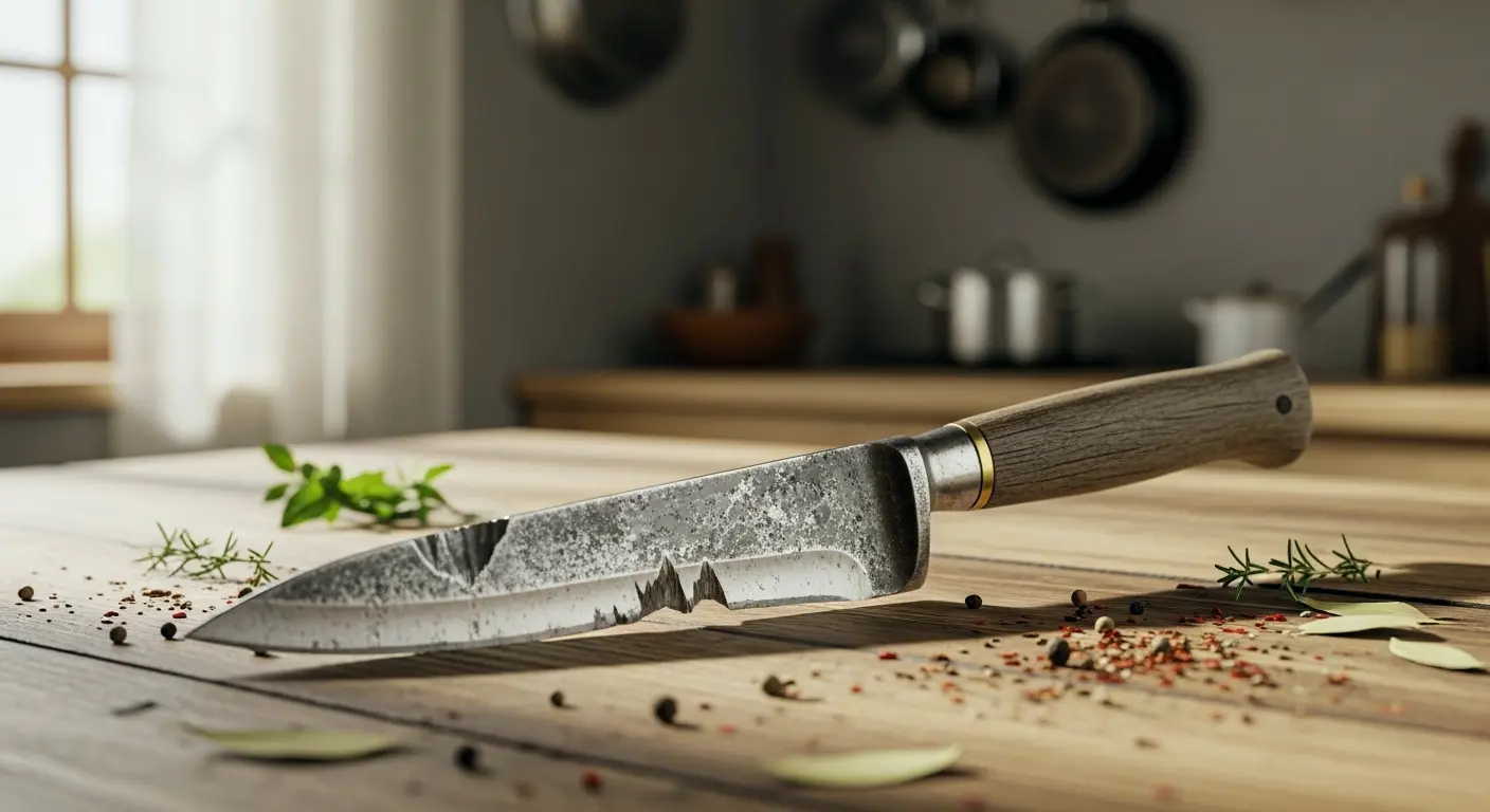 Un Cuchillo Roto o Dañado