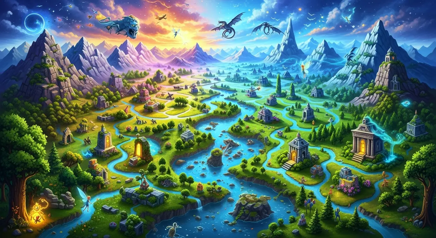 変化するまたは魔法の地図