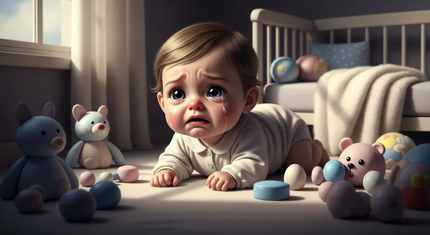 Un bébé qui pleure