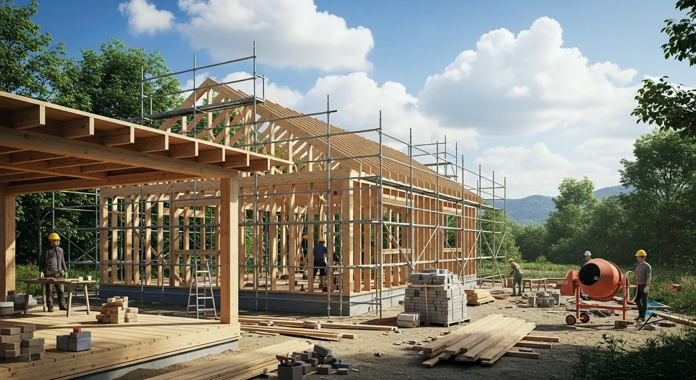 Une Maison en Construction