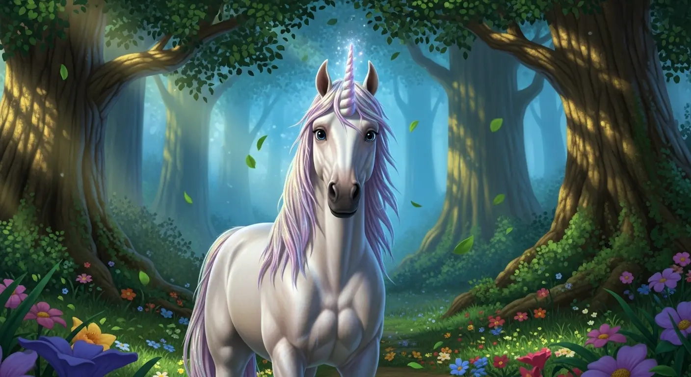 Une licorne qui parle