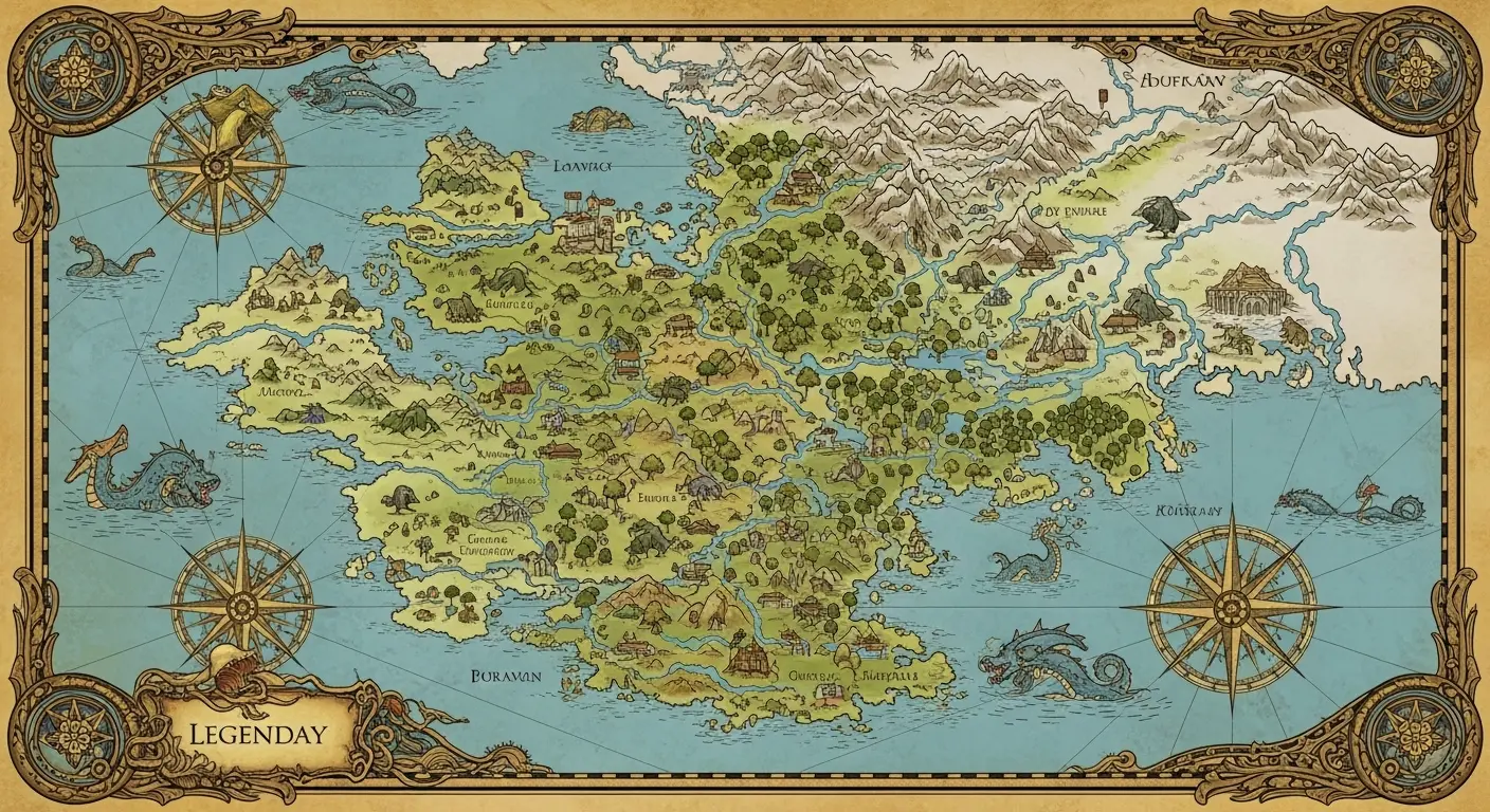 古代または歴史的な地図