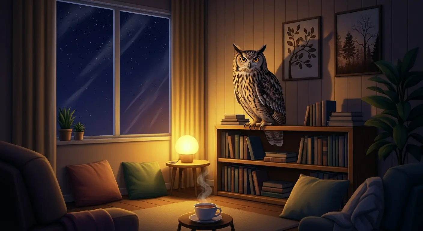Un hibou chez vous
