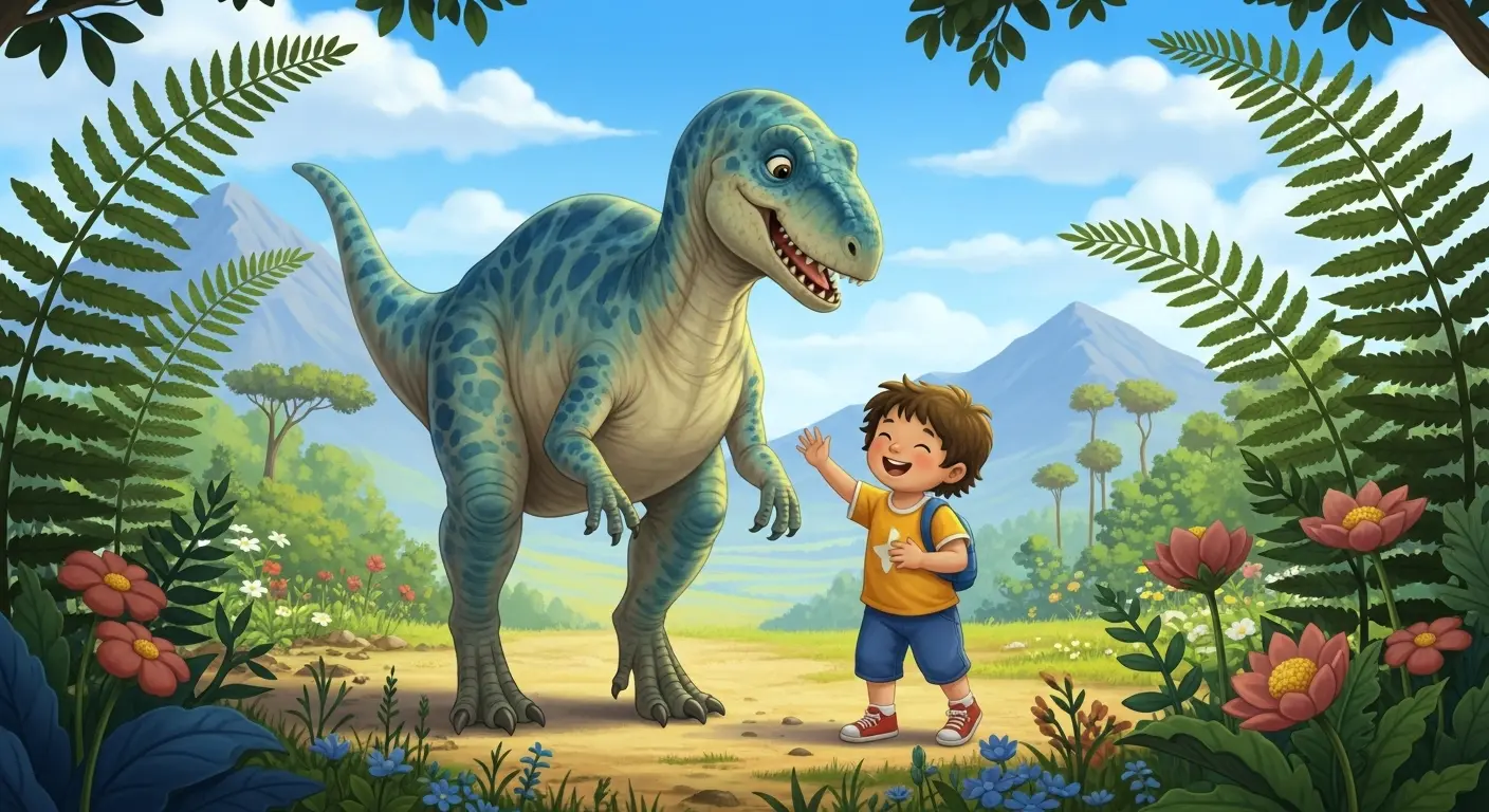 Freundschaft mit einem Dinosaurier schließen