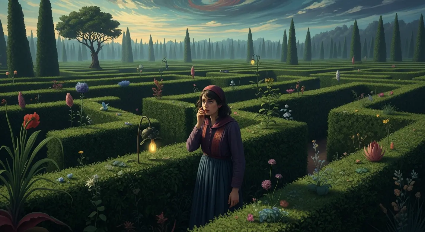Being Lost in a Maze or Unfamiliar Place