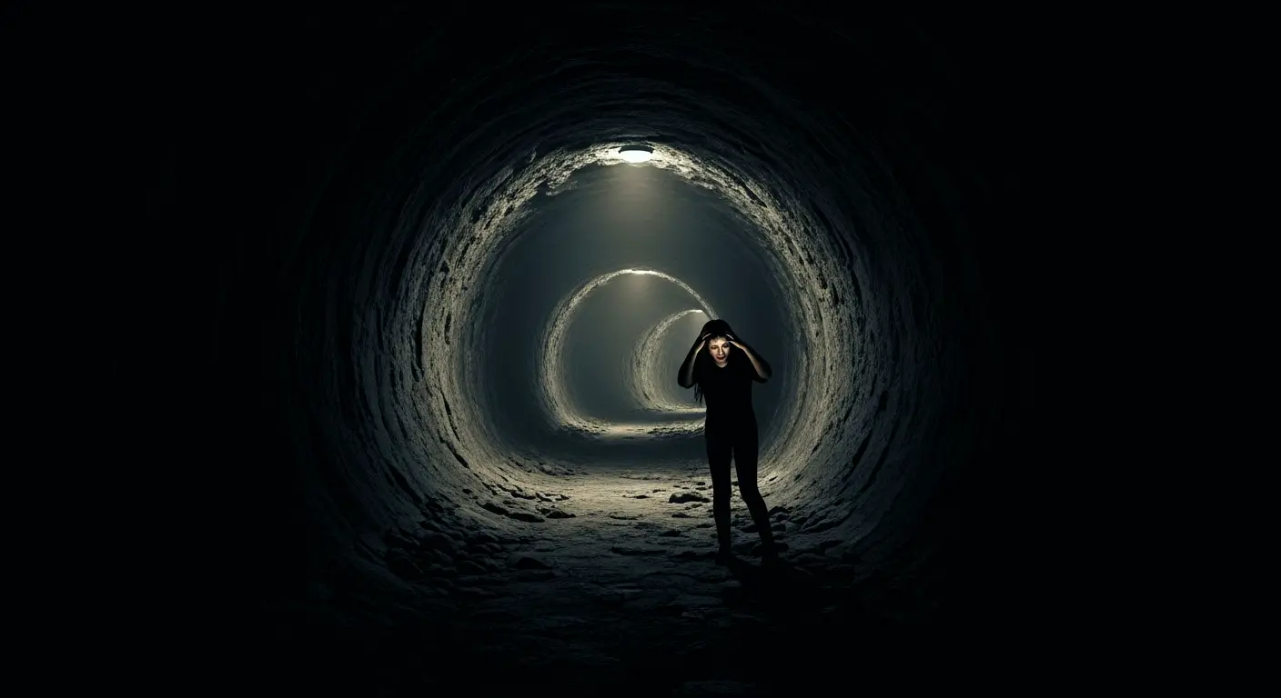 Å være fast i en tunnel