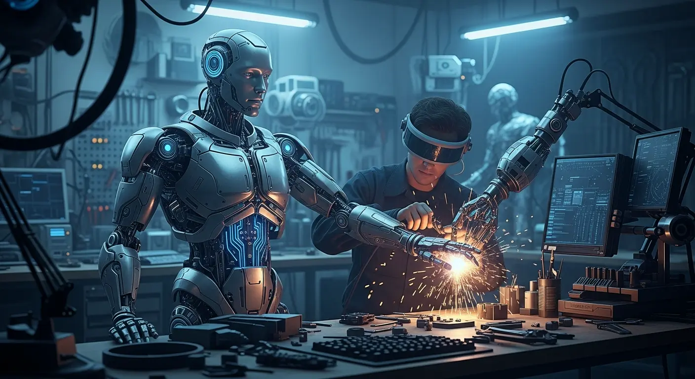 Construir ou consertar um robô