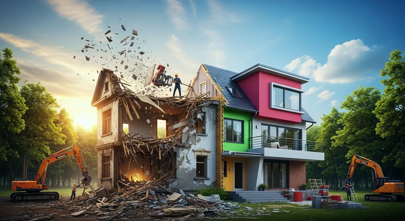 Destroying and Rebuilding a House
