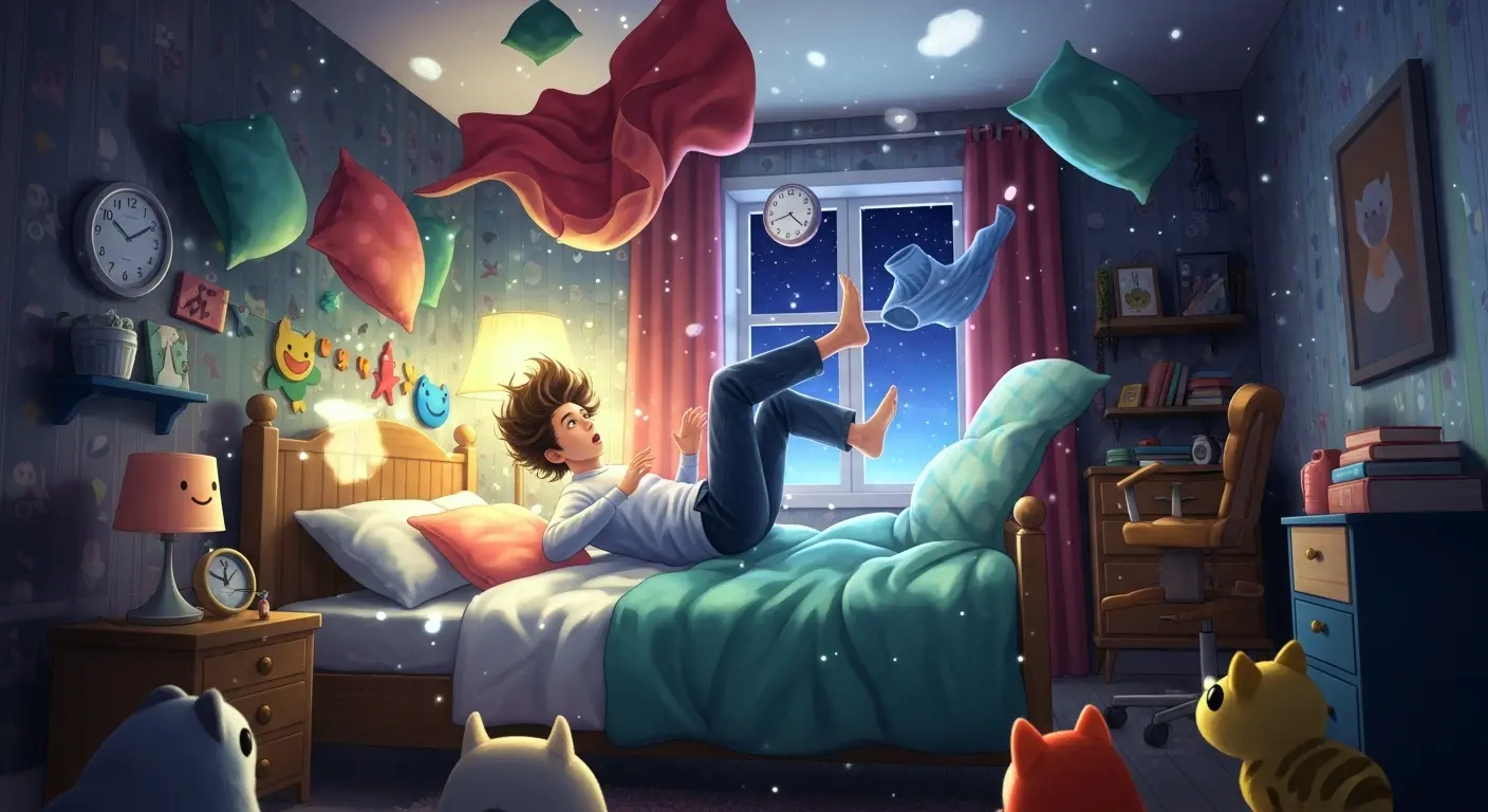 Fallen aus dem Bett