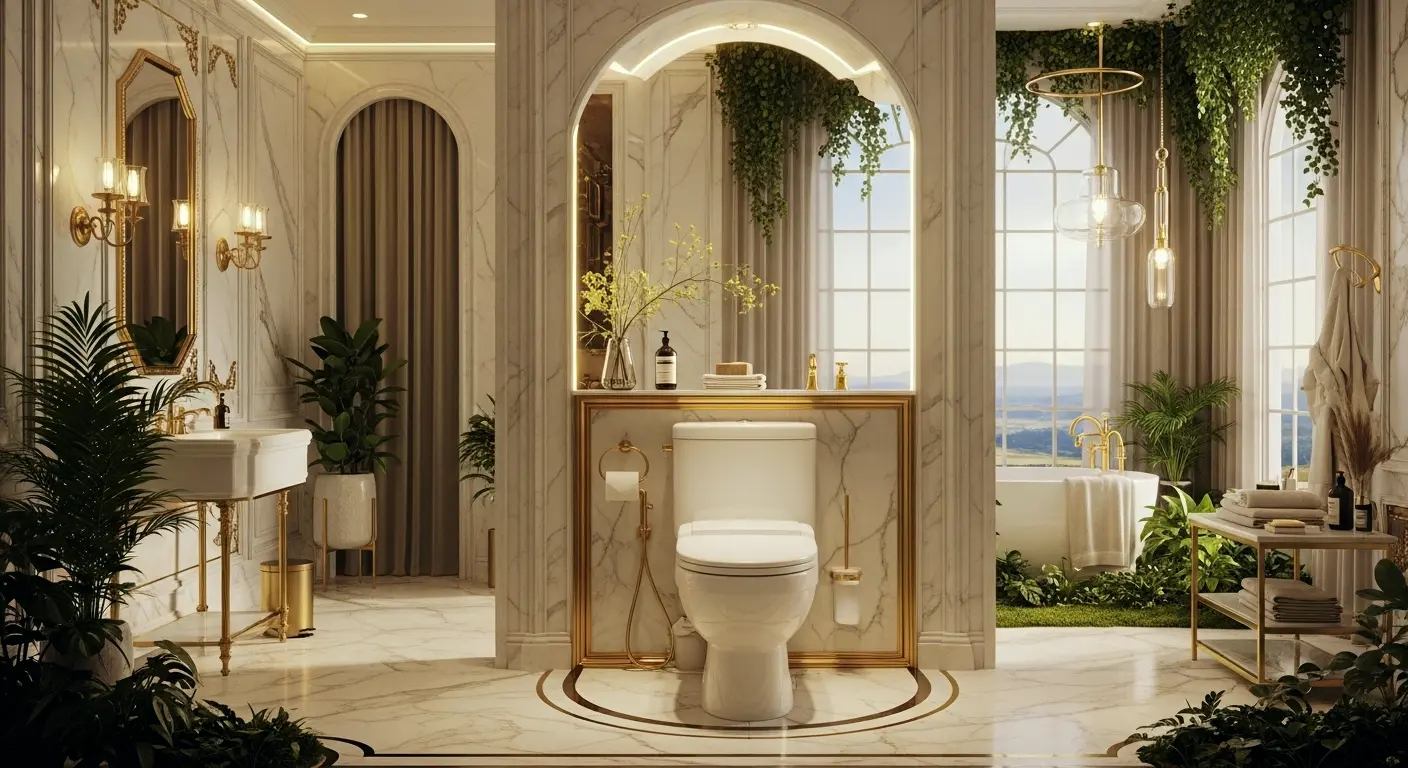 Trouver un toilette luxueux ou unique