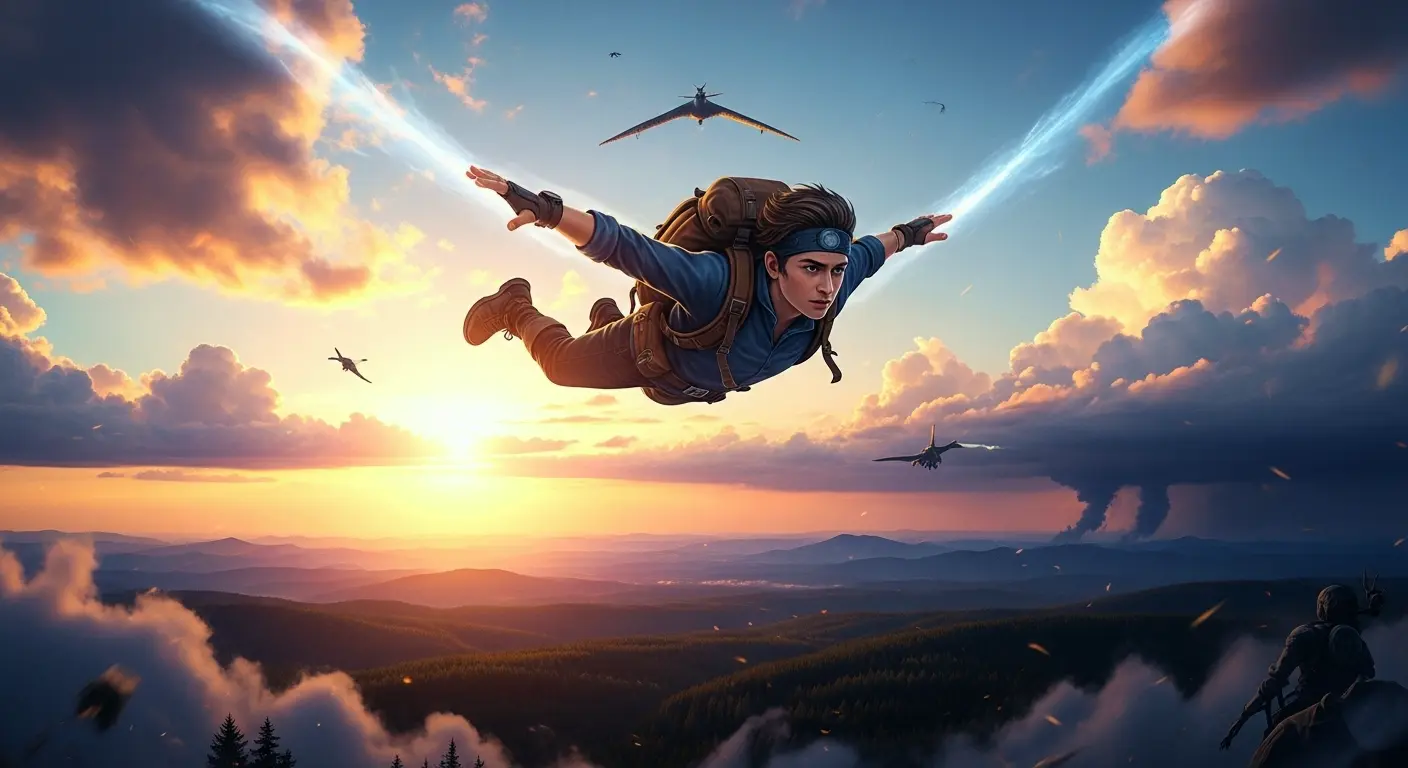 Volare per Fuggire dal Pericolo