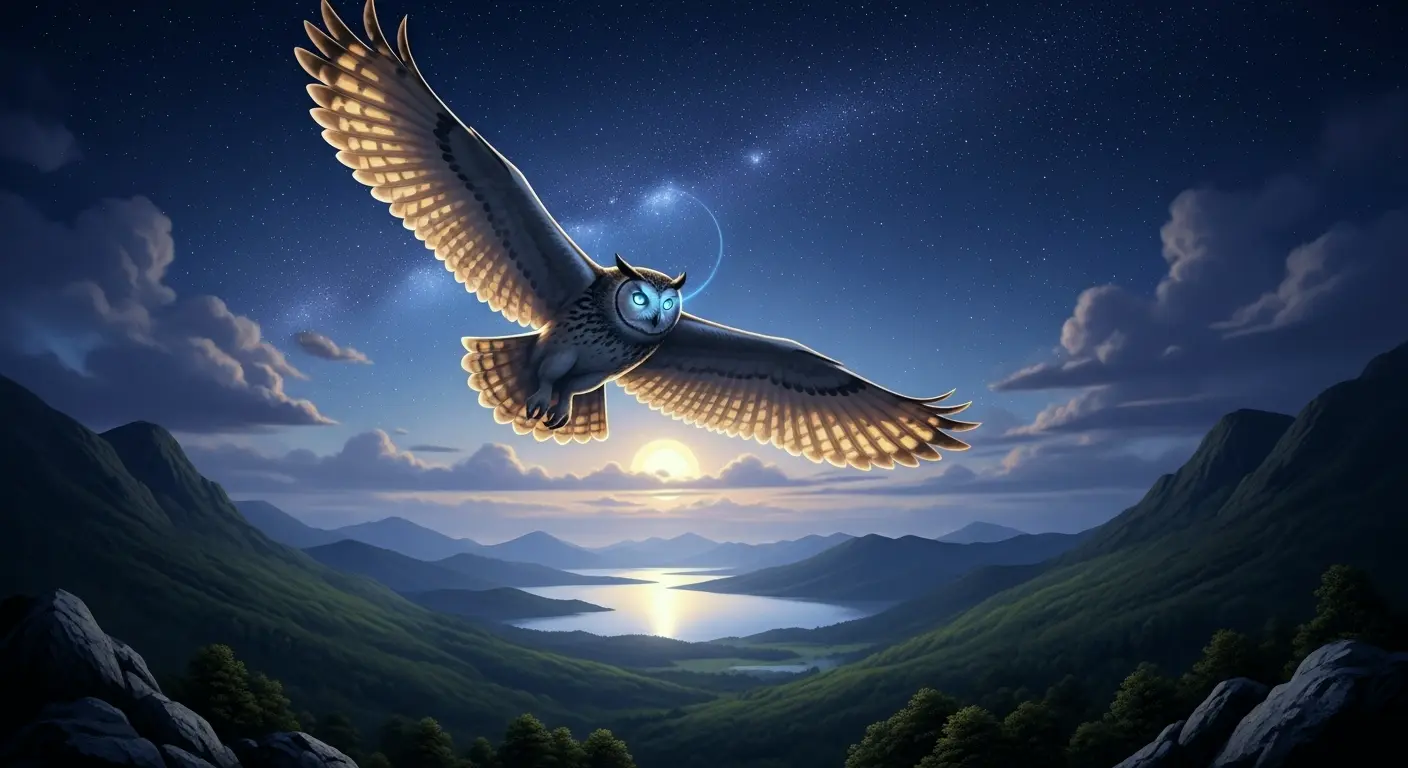 Voler avec un hibou