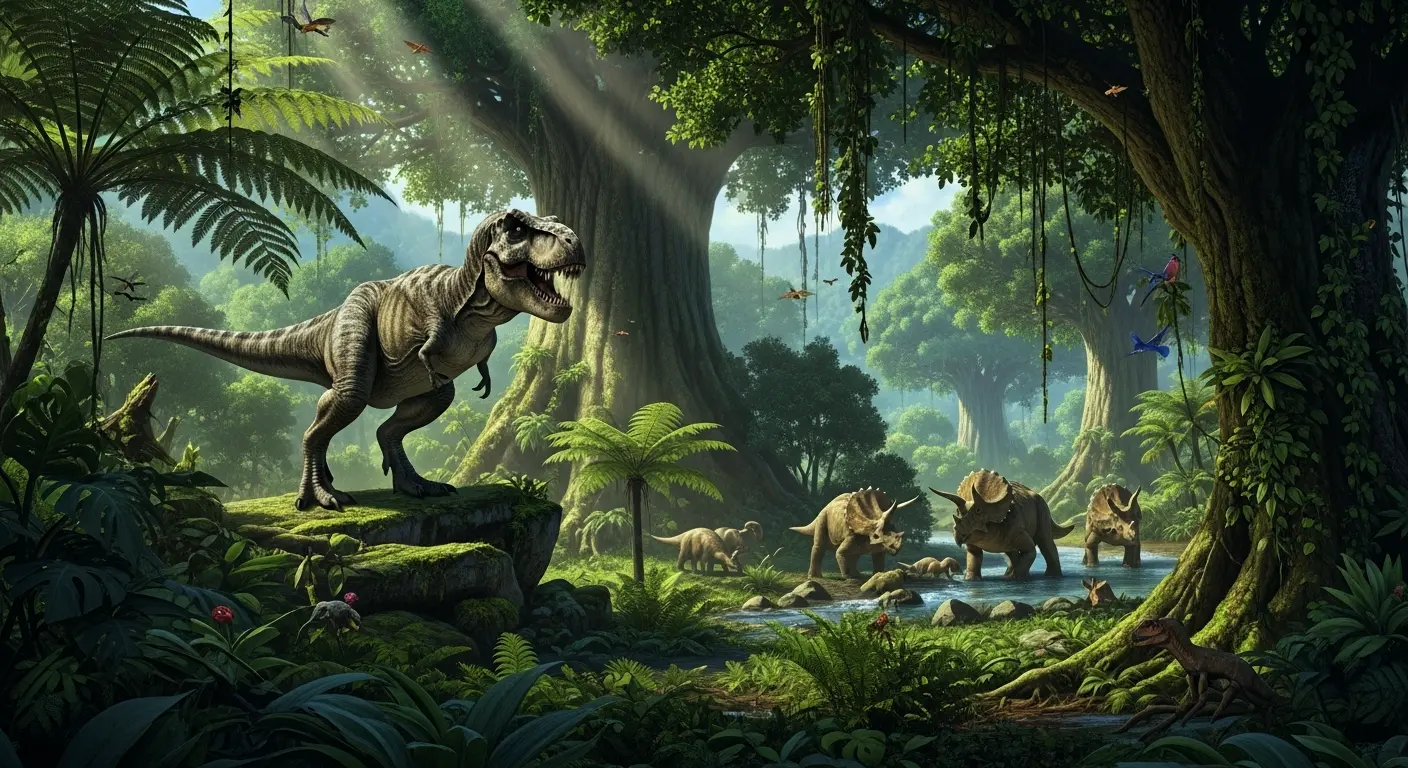 Jurassic-Park-ähnliches Szenario
