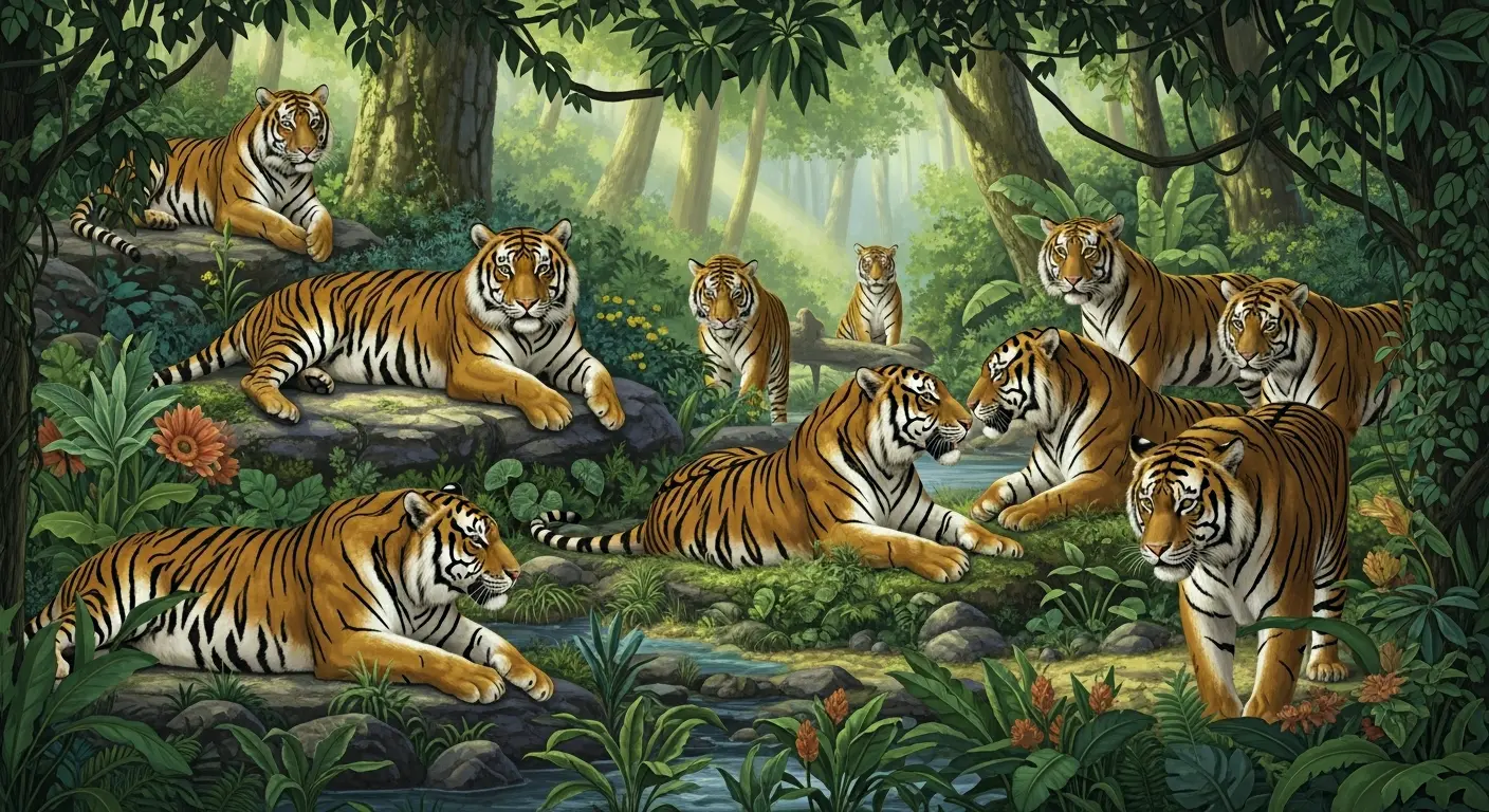 Multiple Tigers