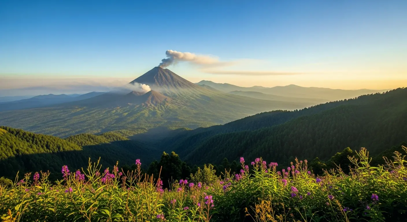 Observar un Volcán desde lejanía