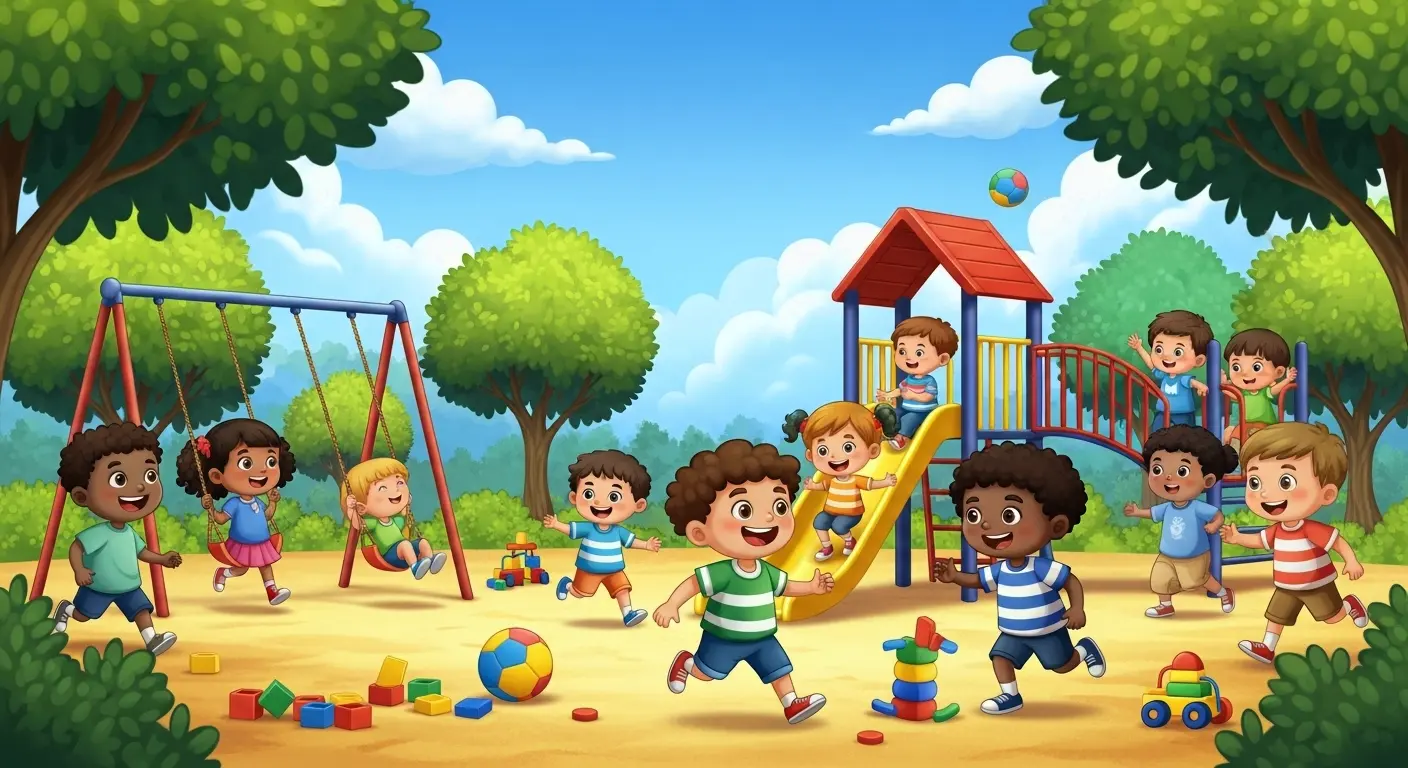 Spelen met Gelukkige Kinderen