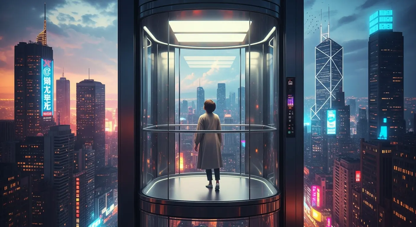 Monter dans un ascenseur