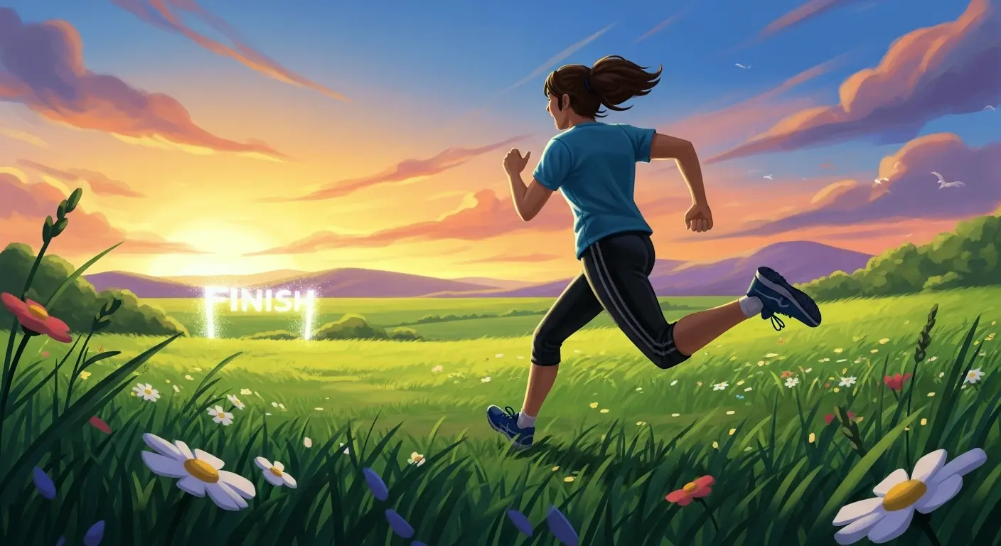 Running Towards a Goal