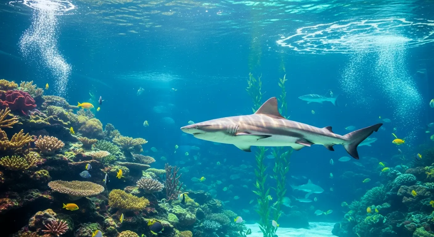 Ver un Tiburón en un Tanque o Acuario