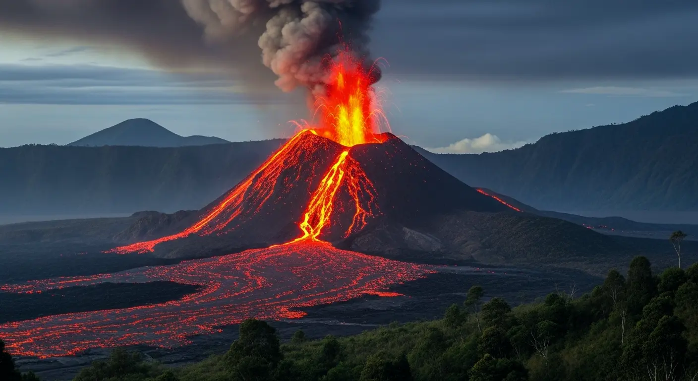 Presenciar un Volcán en Erupción